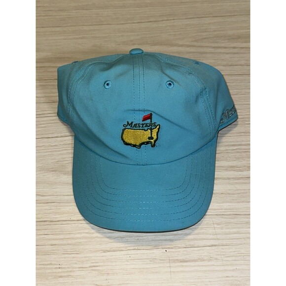 Masters American Needle Golf Hat Performance Turquoise Blue Augusta National - Picture 1 of 5